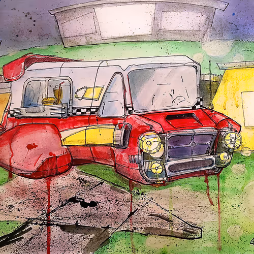 The Diner Studio Fine Art Collection