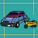 Pixel Vintage Cruis'n USA