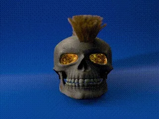 Steam Punk skull