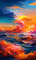 Beautiful Ocean Sunset