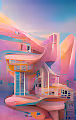 Architect's Pastel Dreams