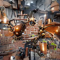 Steampunk insects