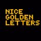 NiceGoldenLetters