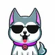 Hamlet, the coolest dog in the world