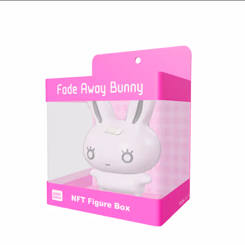 Fade Away Bunny 3D Figure Box