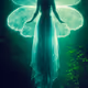 green fairy in the forest-c4nh