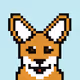 Pixel Corgi Family
