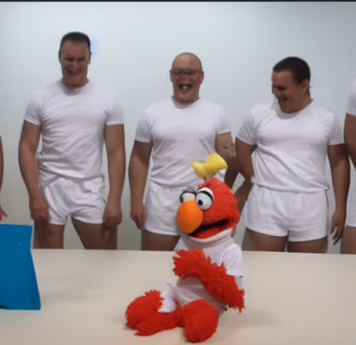 World Cup Fundraising Elmo