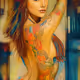 Sensual girl tattoo.