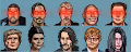 Pixel Art of Celebrities