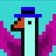 THE CRAZY GOOSE AND HIS HAT !