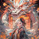 Dragon x Girl -kimono-