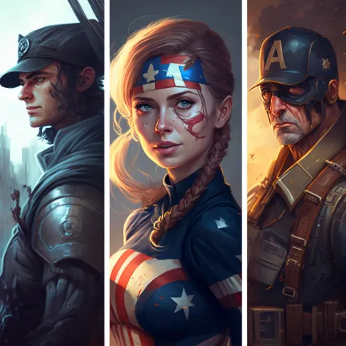 super hero illustration