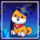 Shiba on Plantes