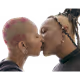Two Humans Kissing