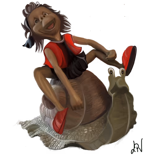 TS The Trastolillo and his Snail.