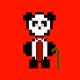 Panda Pixel Art