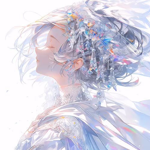 The Melancholy of the Princess kimono-colorful