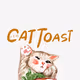 cat toast