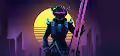 Futuristic Character and Anime