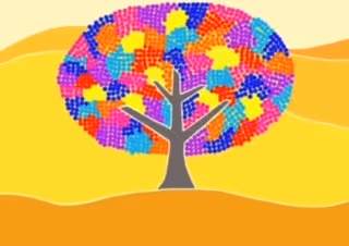 Be a Creator 2 The windy tree in the desert