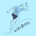 running man,one line