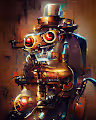 Crazy fantasy robots