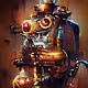 Crazy fantasy robots