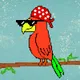 8 bit parrots