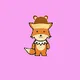 the cute fox