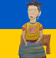 FRIDA UKRAINE FLAG