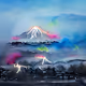 Abstract Mt.Fuji