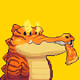Inexperienced crocodile