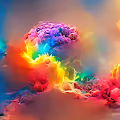 Exploding colors