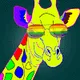 Colored Giraffes Collection
