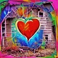 Abandoned Hearts - A Digital Abstract and Surreal Art Series