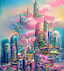 Abstract Futuristic City