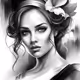 black and white touches