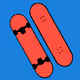 The skateboard store
