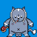 Pixel Big Fat Wolf