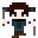 Crypto Samurai Pixel art