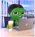 Green Office Alien