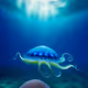 Mesmerizing Depths: The Sapphire Octopus NFT