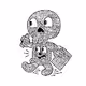 The Doodle Story Finger Drawing Black (Good Price)