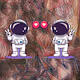 TWO ASTRONAUTS (OR MAYBE JUST ONE)