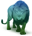 The Lion Behind the Clouds