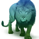 The Lion Behind the Clouds