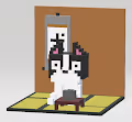 Voxelart Frenchie
