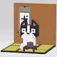 Voxelart Frenchie
