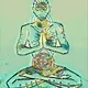 Meditating Monk